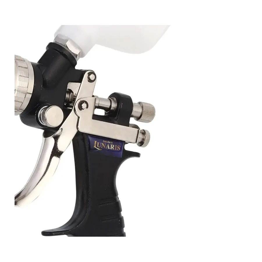 HVLP spray gun fluid and fan control detail
