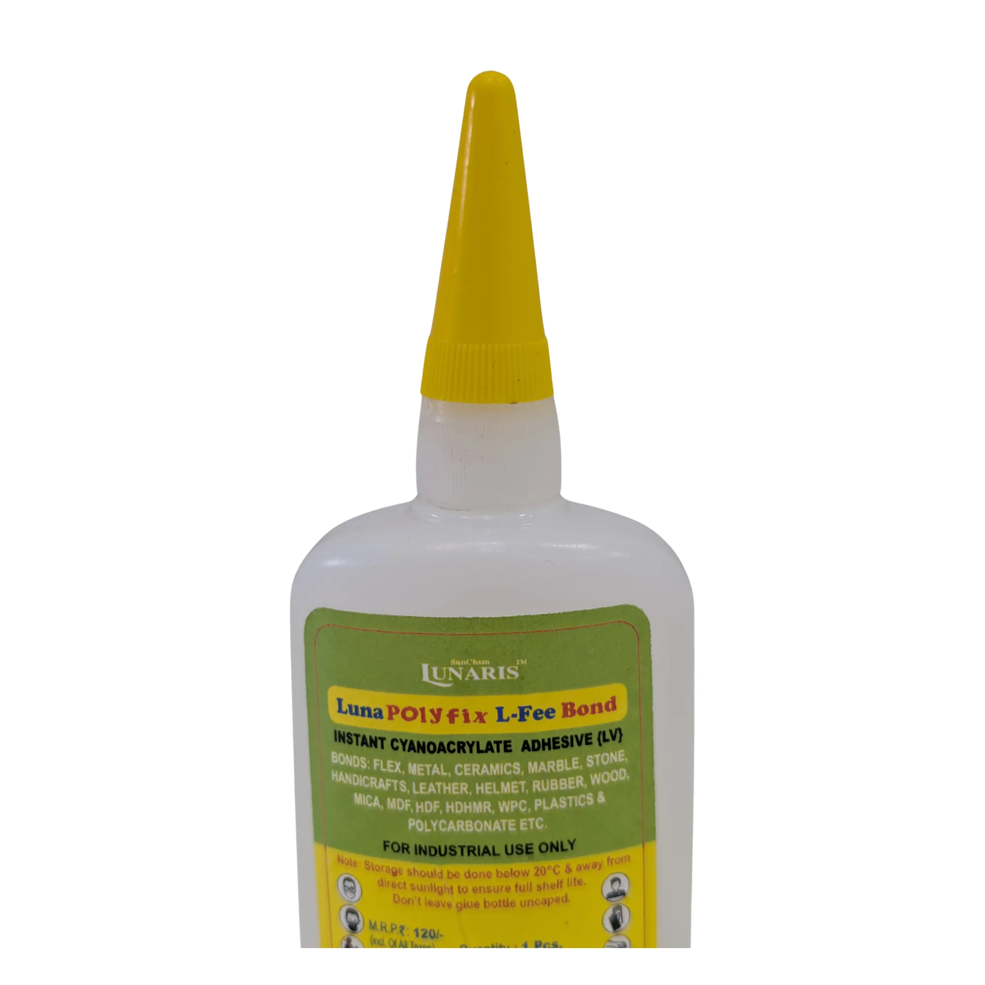 Luna Polyfix L-Fee Bond instant cyanoacrylate adhesive pack label