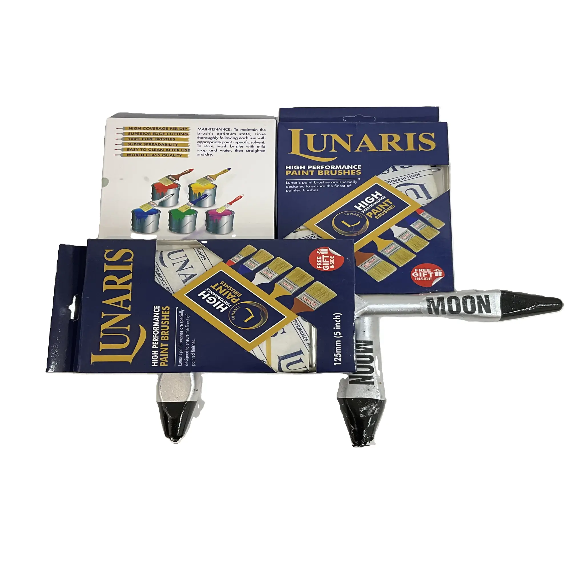 Lunaris Paint Brush MOON - Premium Performance